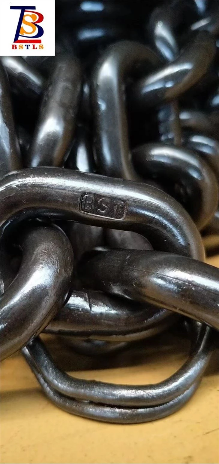 6.3mm 10.0mm China G80 Alloy Steel Black Lifting Hoist Chain