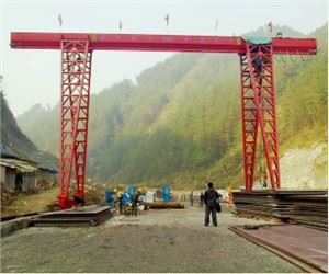 Múnla MH Cineál Bhíoma Trussed Singil Girder Craein Gantry Leictreach