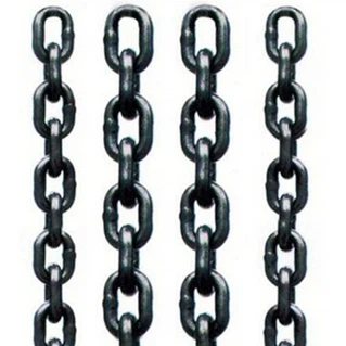High Quality G80 Alloy Steel Short Link Welded Heavy Iron Blacken Load Lifting Chain